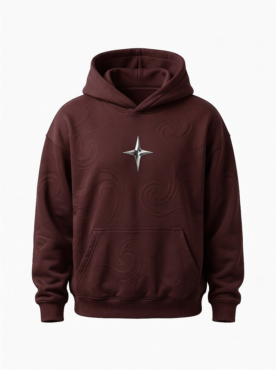 Kinder-Kapuzenpullover «360° Lifestyle», Bordeaux, Produktbild