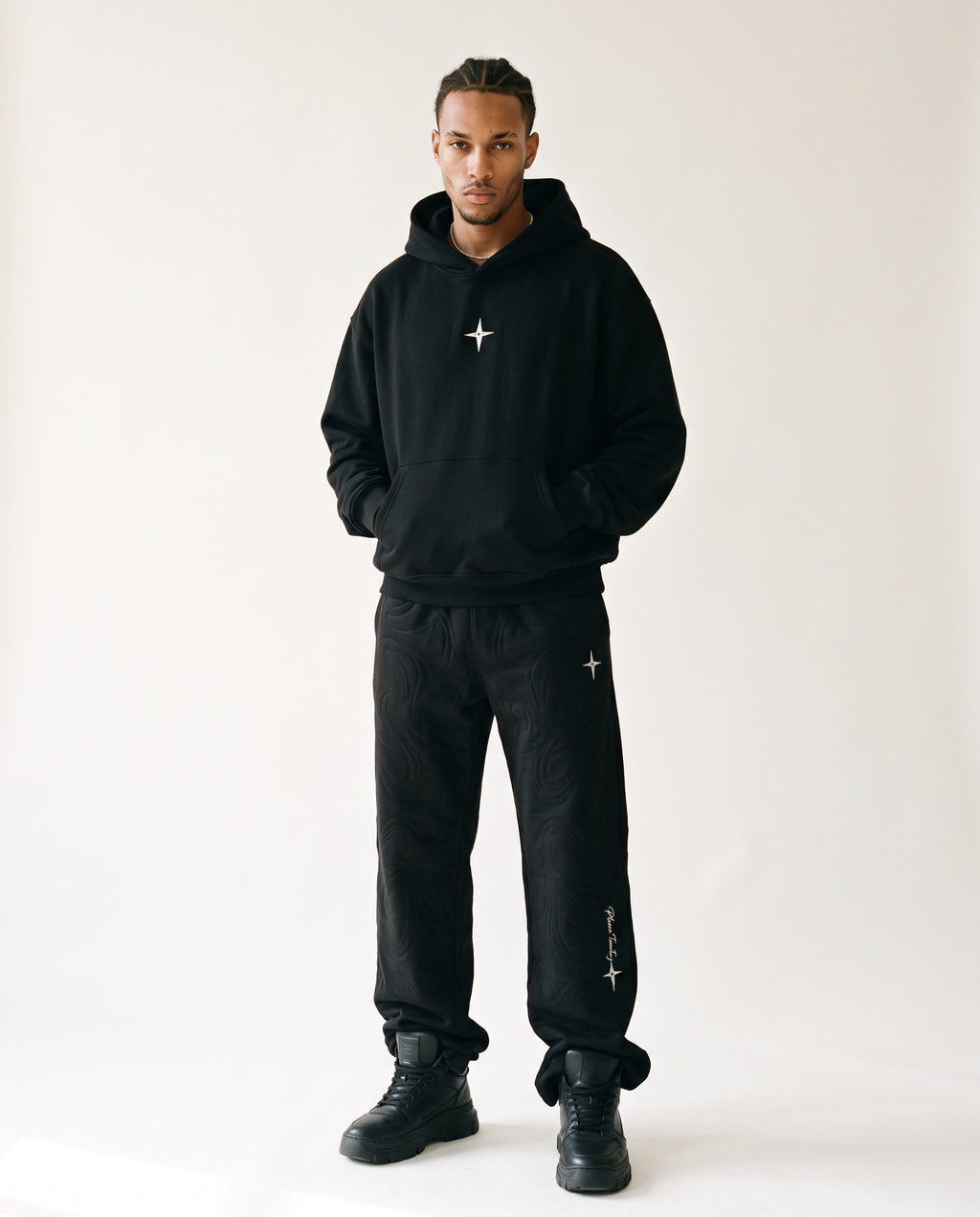 Jogginghose «360° Lifestyle», Schwarz, Herren-Model, von vorne