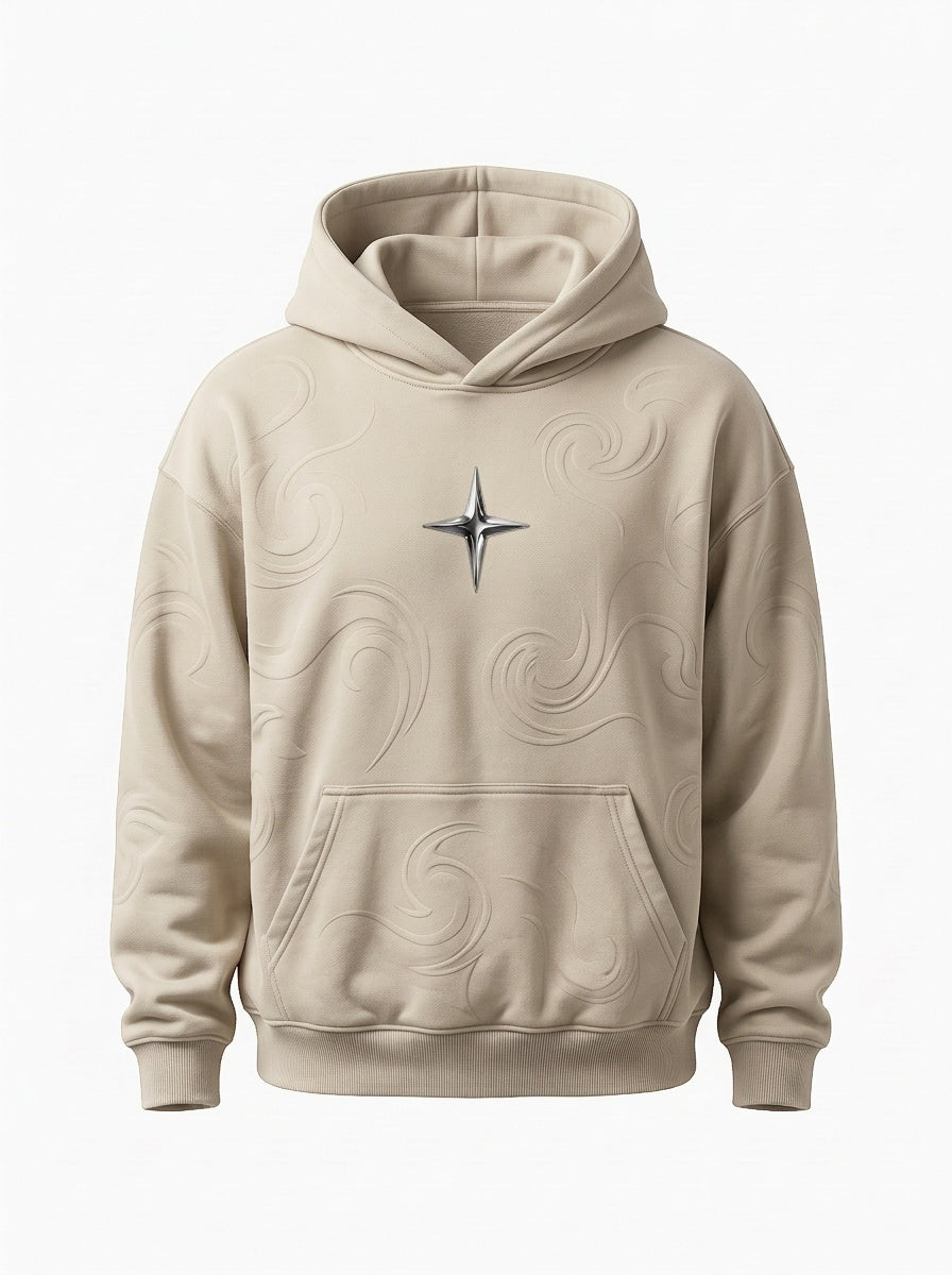Kinder-Kapuzenpullover «360° Lifestyle», Naturweiss, Produktbild