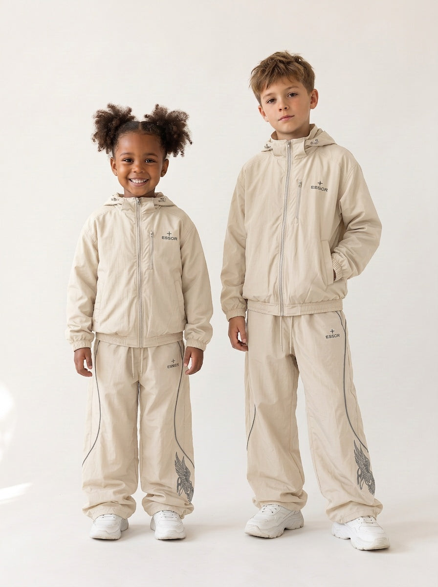 Kinder-Trainingshose «Survêtement», Naturweiss, Kinder-Models