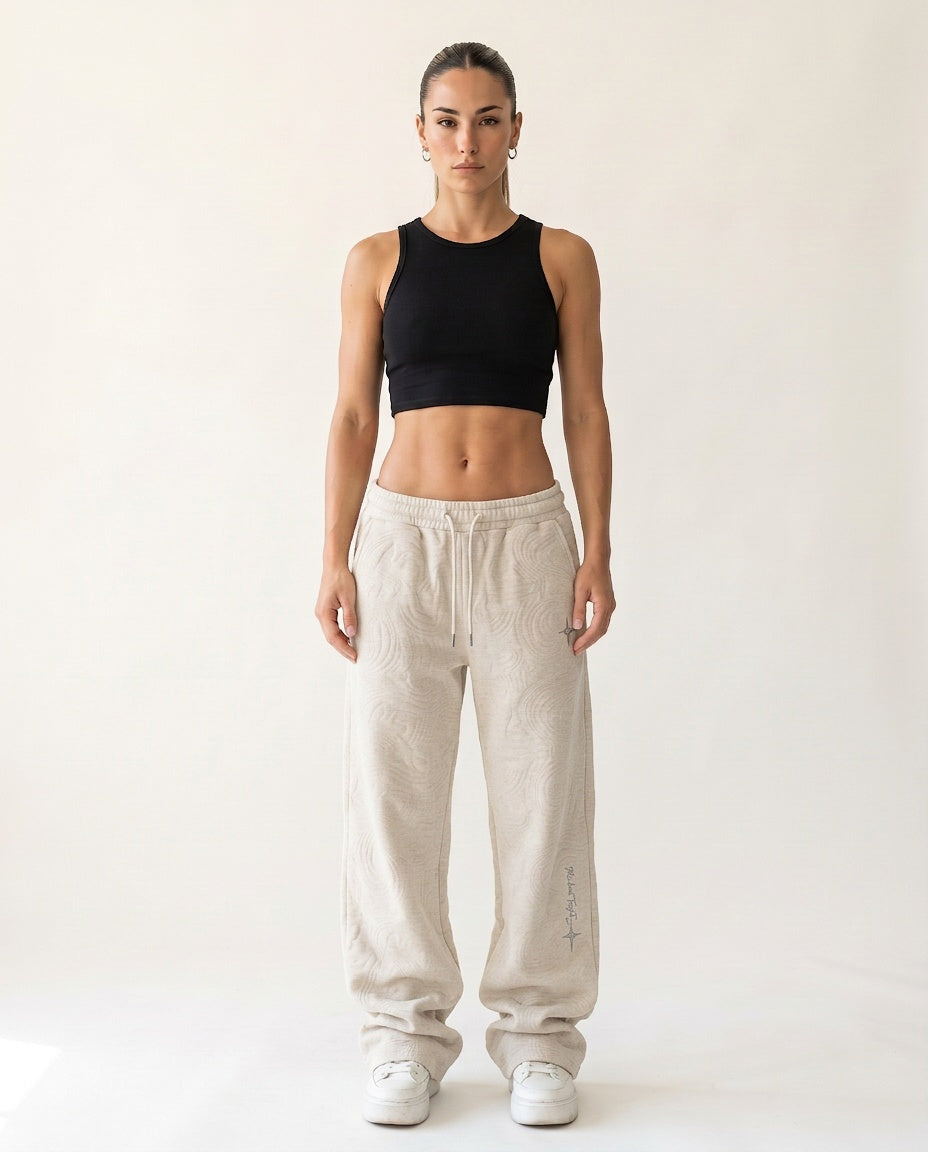 Jogginghose «360° Lifestyle», Naturweiss, Damen-Model, von vorne