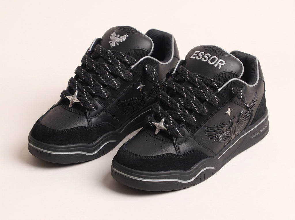 Sneaker «Nuit», Schwarz, Produktbild von vorne