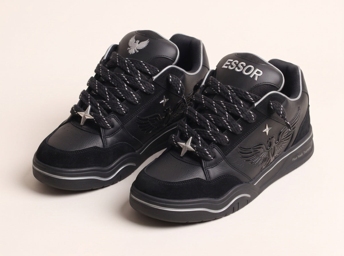 Sneaker «Nuit», Schwarz, Produktbild von vorne