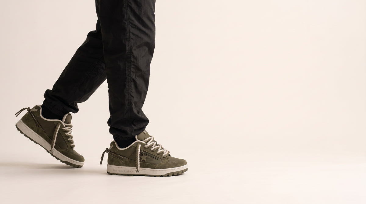 Sneaker «Altitude», Olivgrün, am Fuss