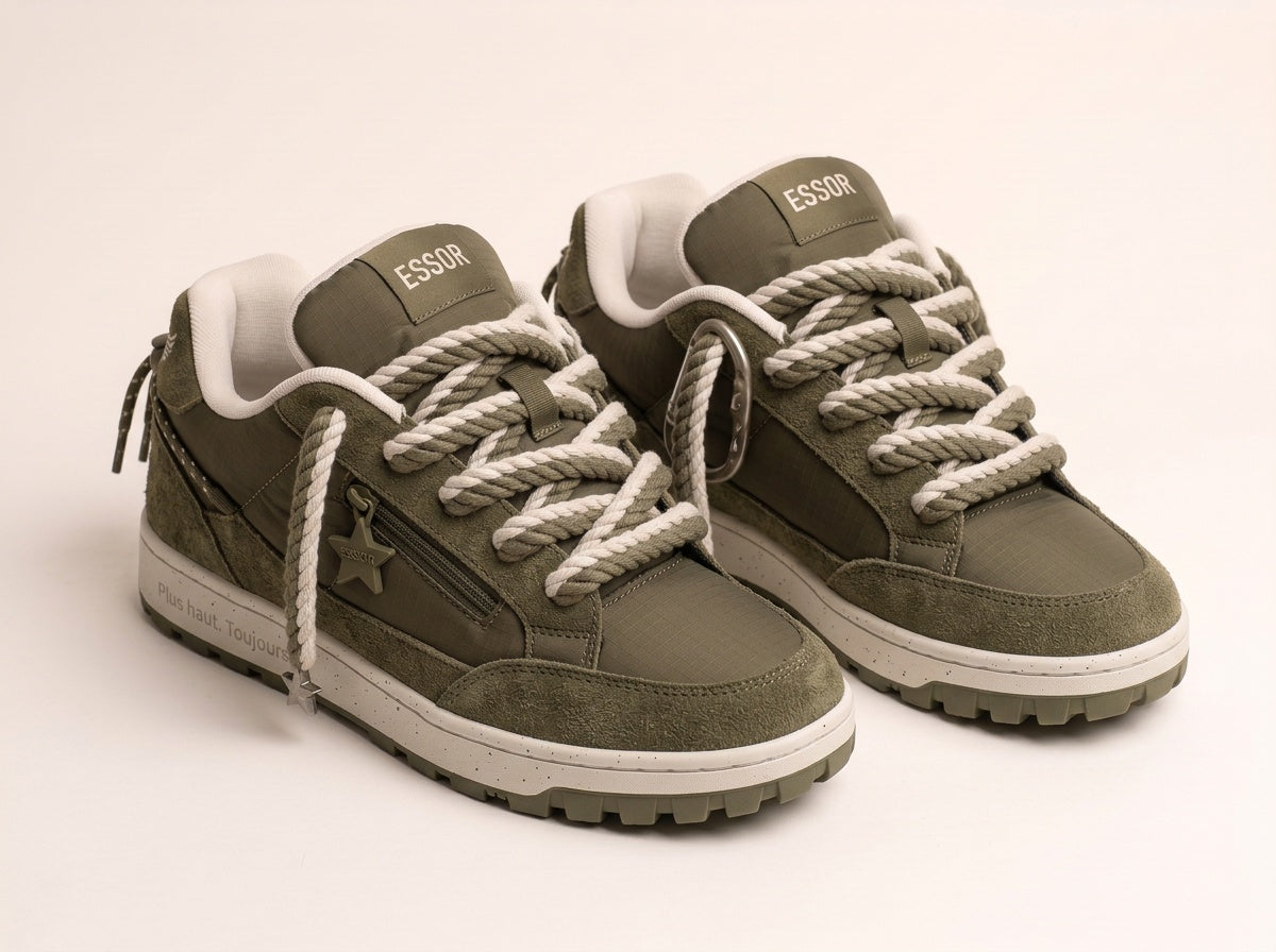 Sneaker «Altitude», Olivgrün, Produktbild von vorne