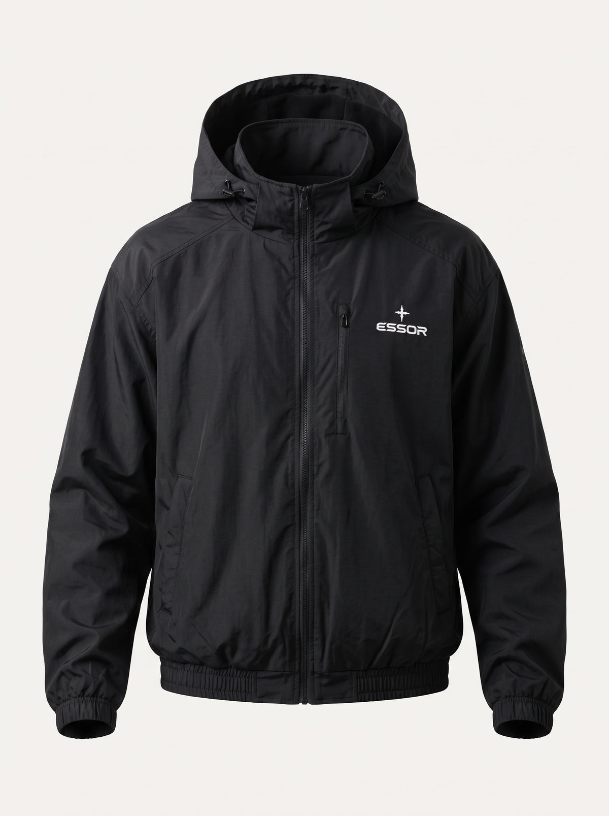 Kinder-Trainingsjacke «Survêtement», Schwarz, Produktbild