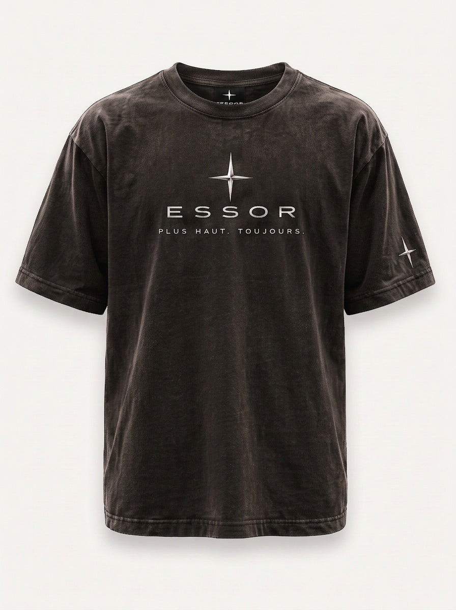 T-Shirt «Globe», Dunkelgrau, Produktbild
