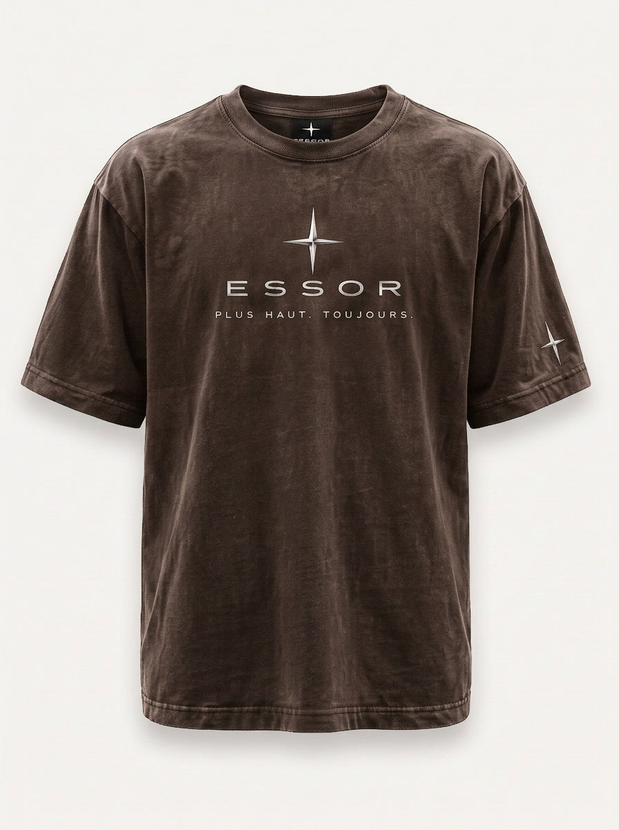 T-Shirt «Globe», Taupe, Produktbild